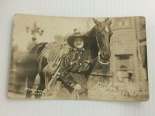 Vintage Postcard Miss Doris Reber Queen Of Round Up  by WS Bowman Rare (P016) picture