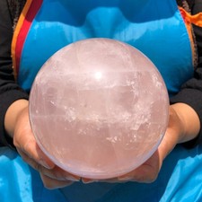 5.8LB Rare Natural Pink Crystal Ball Quartz Crystal Ball Reiki Healing 5068 picture