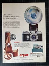 Vintage 1955 Argus Cameras Print Ad picture