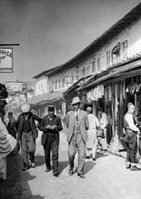 Sarajevo Street scene at the bazaar 1929 Historic Old Photo picture