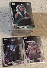 2023 Topps Chrome Star Wars Complete Base Set 1-100 picture
