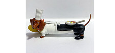 Hot Diggity Dog Chef Dachshund Figurine Westland Giftware 16482 Retired 2010 NWT picture
