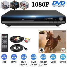 Multimedia DVD Player 1080P All Region Free CD Disc Players HD+RCA Output USA picture