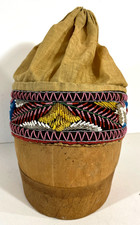 Rare Antique Mohawk Indian Fine Beaded 