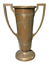 Antique 1920's Silvercrest Sterling on Bronze Del Norte Lineage Cup Trophy Vtg picture