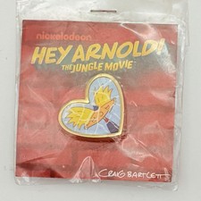 Hey Arnold The Jungle Movie Heart Enamel Pin SDCC 2017 Nickelodeon Promo picture