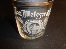 Circa 1900 Joseph Melczer & Co Purity Horse Shoe Shot Glass, Los Angeles picture