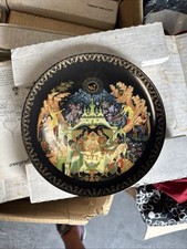 Vintage 1989 Porcelain Russian Fairy Tales Plate 7.75