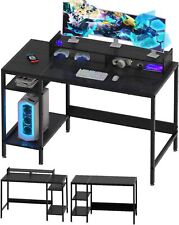 Computer Desk - 47” Gaming Desk, Home Office Desk with Storage, Small Desk picture