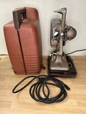 VINTAGE 8MM MOVIE PROJECTOR REVERE MODEL P90 WORKING w/ CASE, UPTAKE REEL & WIRE picture