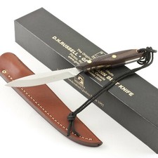 Grohmann Trout & Bird Belt Knife D.H. Russell Canada Rosewood Handles Sheath picture