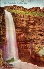 Perrine Coulee Twin Falls Idaho Postcard used 1911 picture