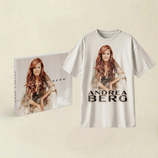 Rare Andrea Berg Music Women Mens 3D White  T- Shirt Full Size S- 5XL BT375 picture
