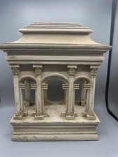 VTG Italian Grand Tour Architectural Faux Marble Roman Temple Portico picture