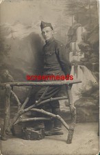 C1918 WWI RPPC PHOTO 