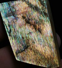 Raw Natural Golden Rainbow Lattice Sunstone Freeform Reiki Stone Healing picture