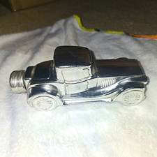 Lot Of 2 Vintage Silver Tone Car-Shaped Engraved 1978 picture
