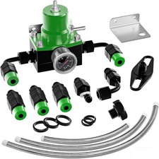 EFI Fuel Pressure Regulator Kit with Bypass Return 0-100Psi Pressure Gauge AN6-6 picture