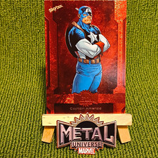 SkyBox 2023 Marvel Metal Universe Captain America Copper #116 picture