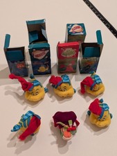 1989 Disney McDonald’s (6) Little Mermaid Flounder And Crab Plush Ornament w/box picture