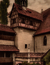 Antique DB Postcard Burghof Nuremberg Castle Kaiserburg Nuremberg Germany picture