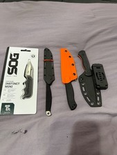 lot of 4 fixed blade knife cold steel sog mkc ba kor picture