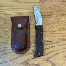 Vintage 1979 Imperial Pro Hunter Knife w/original Leather case Made in USA picture