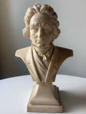 Beethoven Bust Statue Vintage MCM Home Decor Sculpture Figurine 10” picture