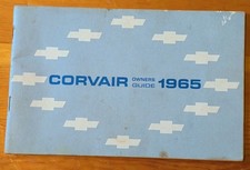 1965 Chevrolet Corvair Owners Manual Features Accessories Protection Plan Lot picture