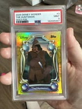 2025 Topps Disney Wonder #3 THE HUNTSMAN /50 Gold Foil PSA 9 picture