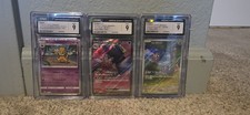 Lot Of 3 Slabs CGC 9 (Hypno 2023, Tinkaton 2023, Tangela 2023) picture