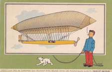 Chromos Tintin L'Aerostation / Voir And Savoir Faire / Series B1 No 2 picture