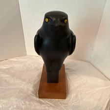 Alva Museum Replica Horus Falcon Statue Louvre Museum/ gold sticker intact. picture