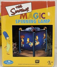 Vintage 1998 The Simpsons Magic Spinning Lamp by Treasured Times picture