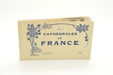 CPA carnet de 24  LES CATHÉDRALES DE FRANCE Postcard Notecards Notebook Photos picture