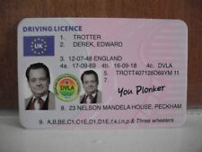 ONLY FOOLS AND HORSES (DEL BOY) PLASTIC DRIVING LICENCE (FAKE) picture