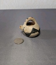 Antique Vintage Old Primitive ACOMA POTTERY Small Miniature Pot picture