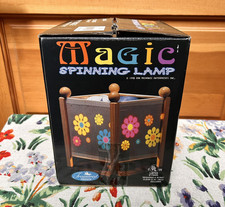 NEW VTG 90s/Y2K Retro Magic Spinning Lamp Treasured Times Flower Hippie Dopamine picture