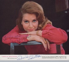 Sheila Southern British Singer autograph 1964 - Original Hand Signed Photo picture