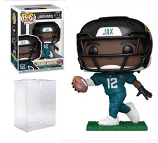 Funko POP Travis Hunter Jacksonville Jaguars NFL Figure 337 + Ecotek Protector picture