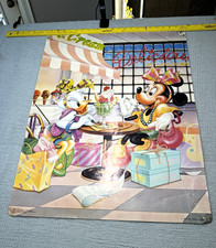 Vintage 1986 Disney Minnie Mouse Daisy Duck Ice Cream Poster OSP 22x28 picture