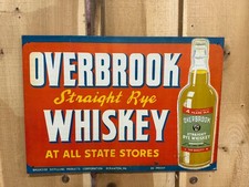Vintage Overbrook Whiskey Brookside Distillerry 20