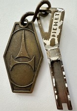 Paris Hilton Hotel Paris France Hotel Room Key #921 Design by Raymond Loewy 1964 picture