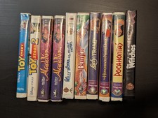 8 Disney  &  2 WB VHS Bundle - LOT OF 10 picture