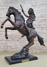 WAR CHIEF Frederic Remington Native American Bronze Statue Sculpture Western Art picture