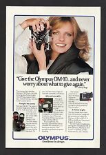 OLYMPUS OM-10 camera 1980 Vintage Print Ad # 1099 picture