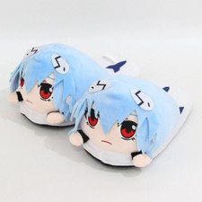 Evangelion Rei Ayanami Cartoon Couple Plush Home Slippers for Autumn Winter picture