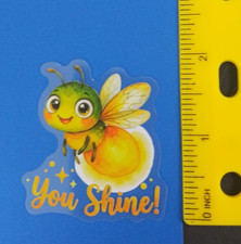 You Shine Cute Baby Lightning Bug Transparent Sticker (AN) picture