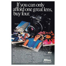 1985 Nikon 35-70mm Zoom Lens: One Great Lens Vintage Print Ad picture