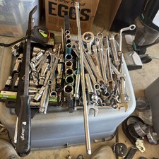 100% USA Massive Craftsman Tool Lot Ratchets Wrenches Sockets Pliers 158 Read picture